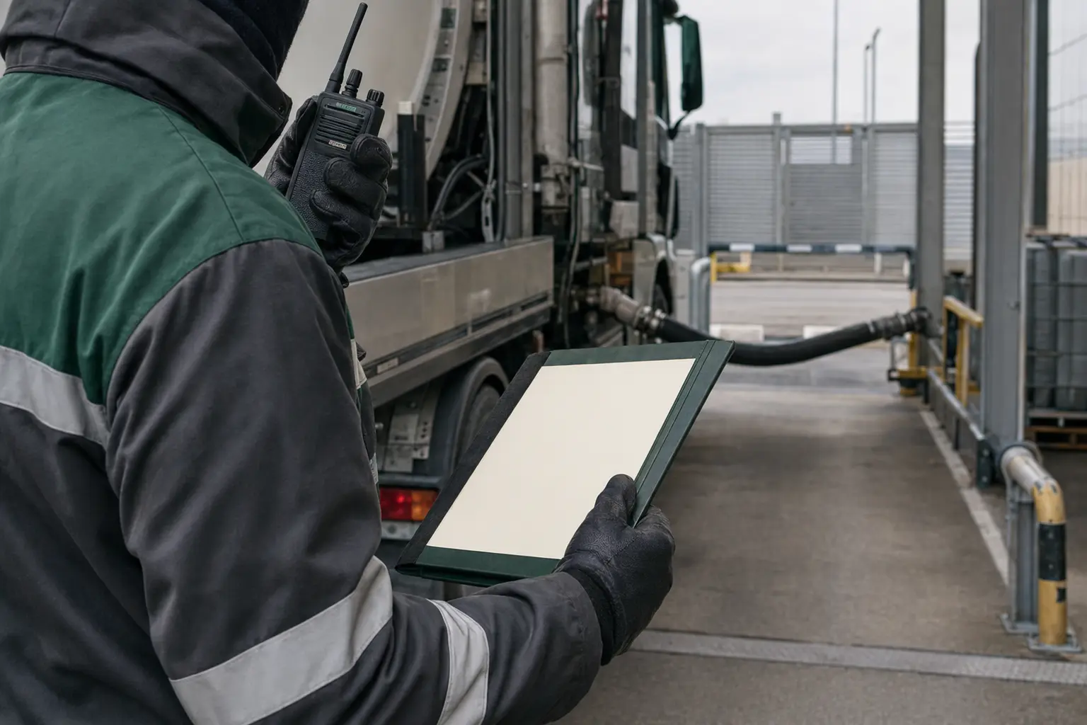 Verifica operativa e documentale durante un servizio industriale